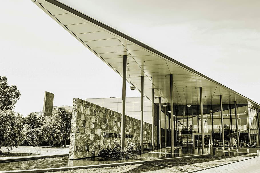 Building, Architecture, Modern, Design, exterior, nicosia, cyprus HD wallpaper
