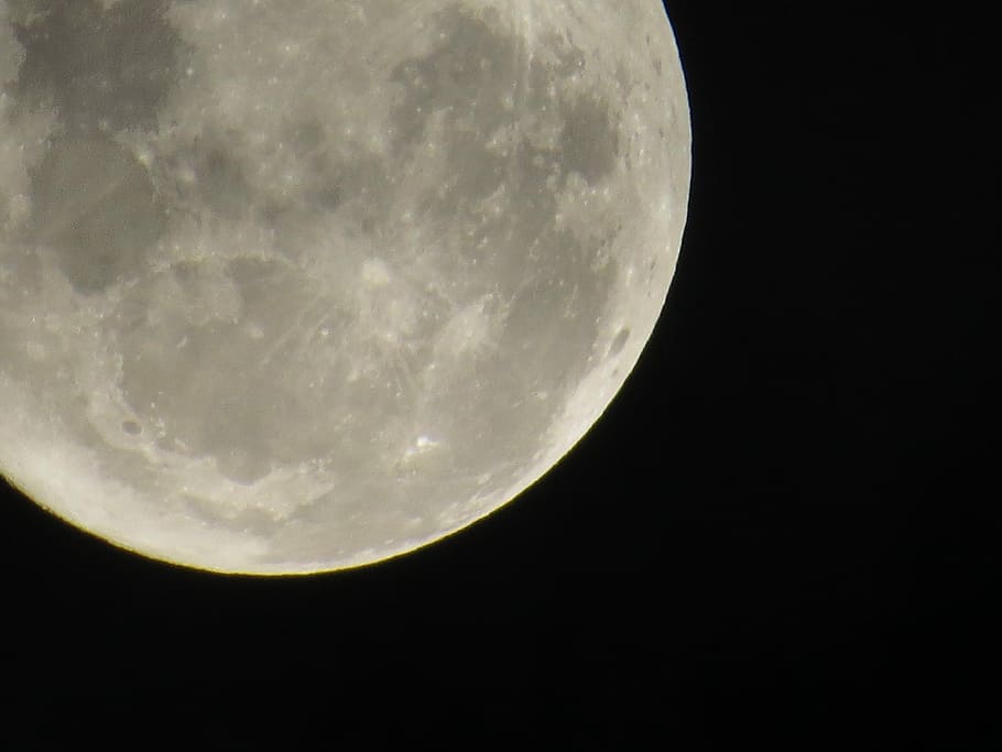 Full Moon, Night, astronomy, moon Surface, planetary Moon, astronomy Telescope HD wallpaper