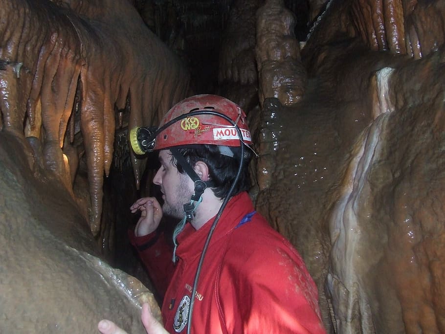 Caver, Fatigue, Stalactite, Close, karst, stone, nature, bristle HD wallpaper