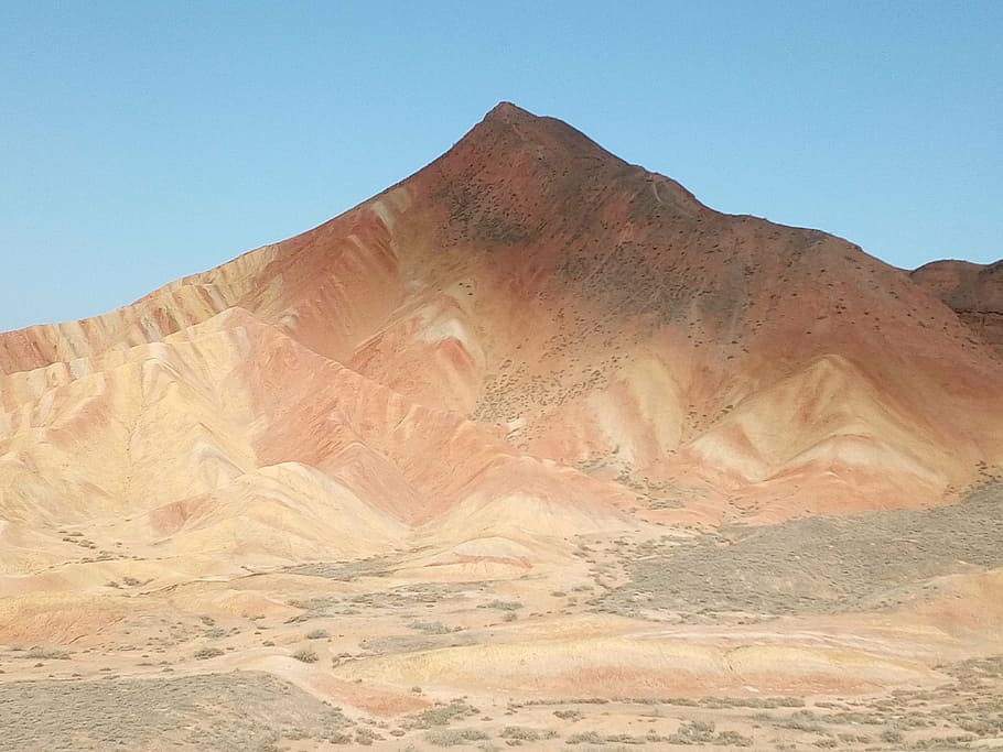 china, gansu province, danxia, scenics - nature, desert, landscape HD wallpaper