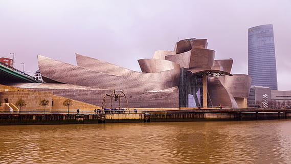 HD wallpaper: Spain, Bilbao, Museo Guggenheim Bilbao - Wallpaper Flare