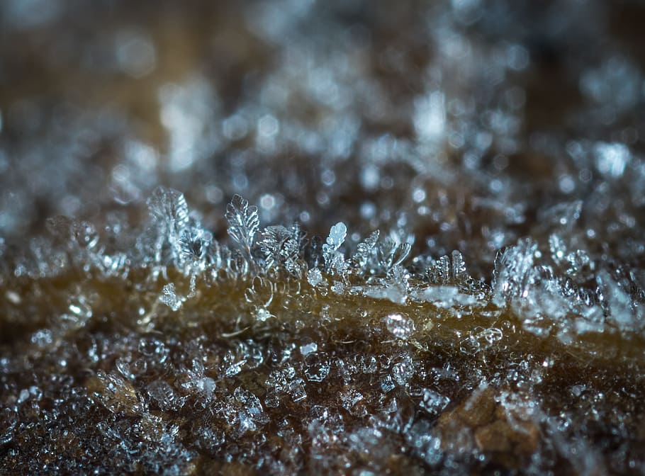 crystals, background, krupnyj plan, nature, leann, macro, cold temperature HD wallpaper
