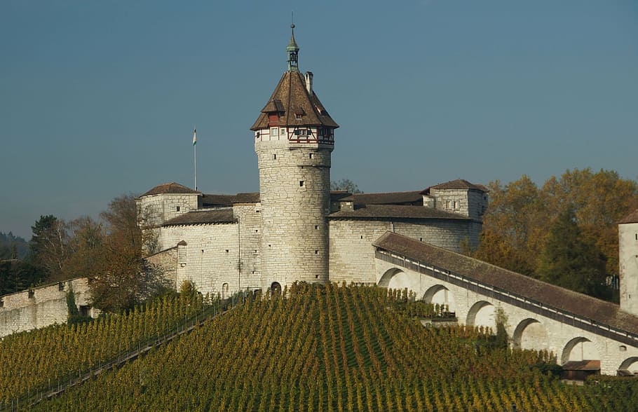 castle, fortress, schaffhausen, munot, built structure, architecture, HD wallpaper