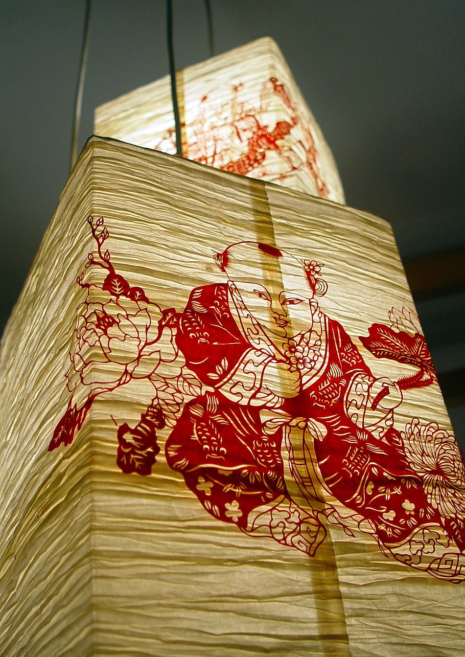 lantern, beijing, china, the scenery, silhouette, china wind HD wallpaper