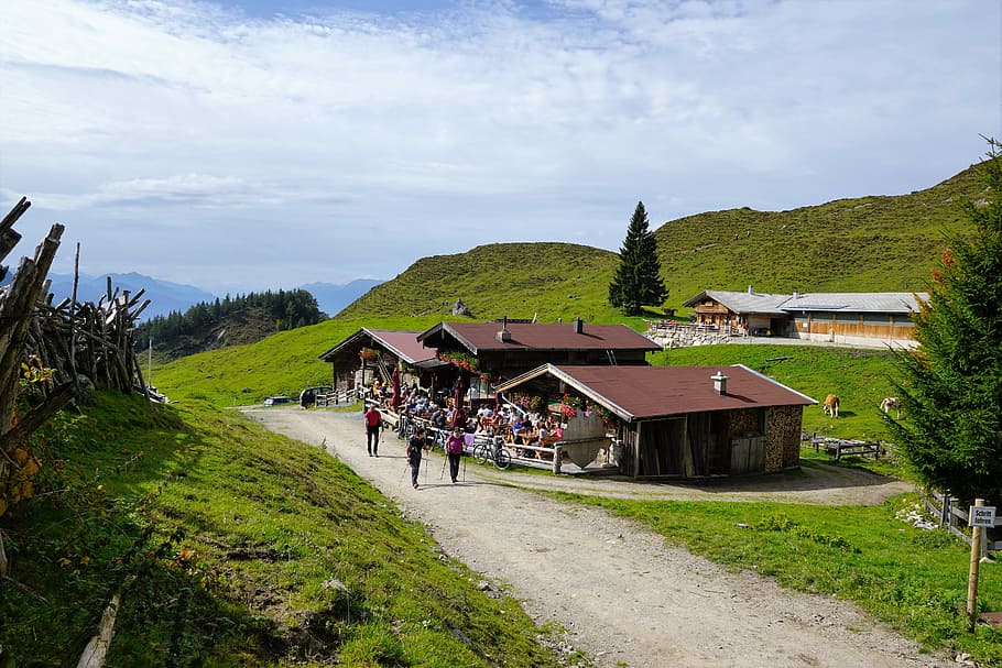 alm, austria, wilder, emperor, mountain, hill, away, landscape HD wallpaper