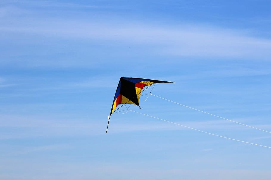 Fly, Dragon Rising, Clouds, dragons, sky, kites rise, wind HD wallpaper