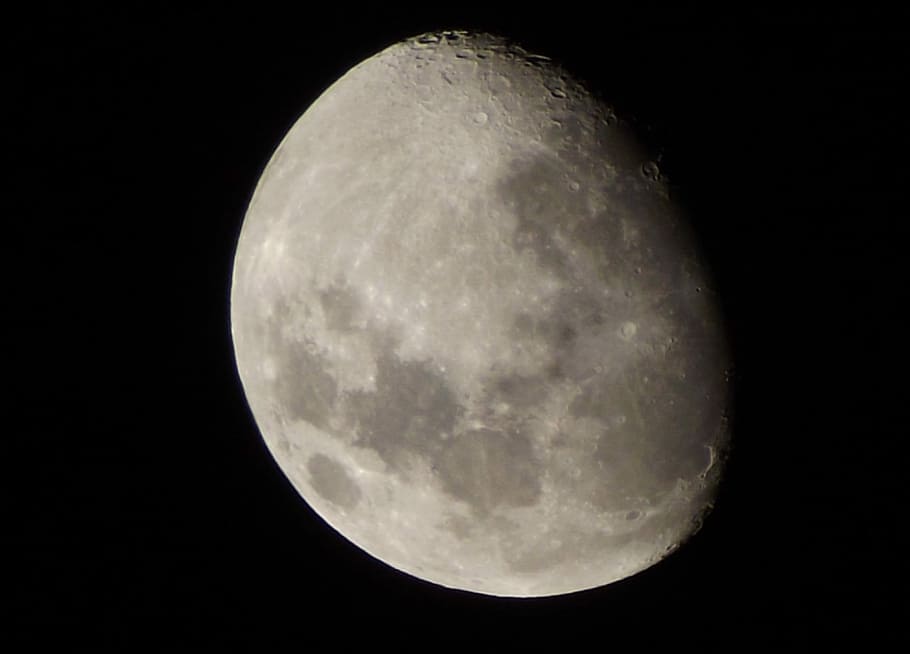 Moon, Night, Dark, moon surface, full moon, astronomy, planetary moon HD wallpaper