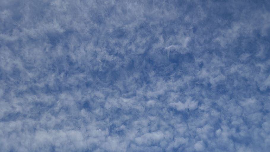 sky, clouds, cloudy, blue, background, cirrocumulus, cirrocumulus lacunosus HD wallpaper
