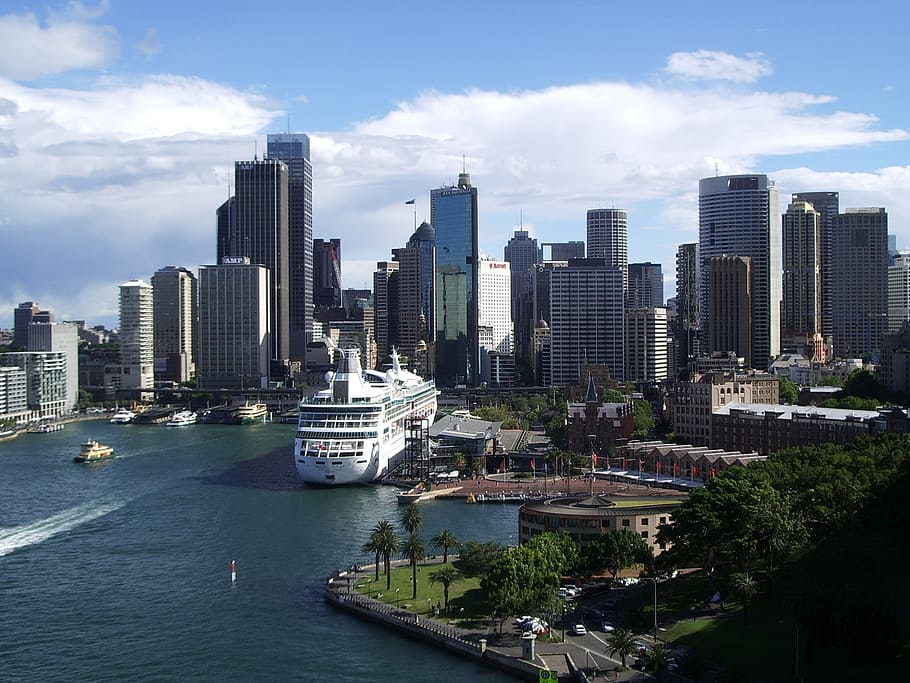 sydney, cityscape, harbour, building exterior, architecture HD wallpaper