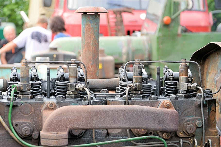 Tractor, Motor, Old, Historically, historical tractor, agriculture HD wallpaper