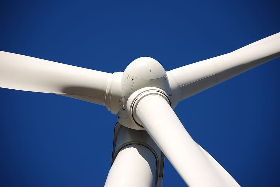 white windmill photography, wind turbine, electric, power, electrical HD wallpaper