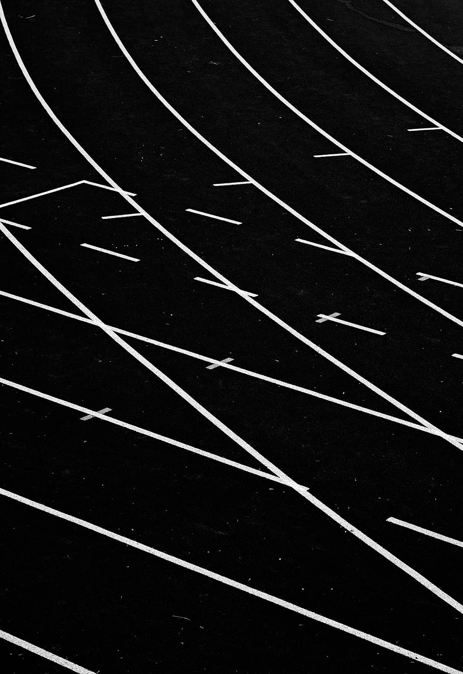 white lines on track field, untitled, running, sport, race, full frame HD wallpaper