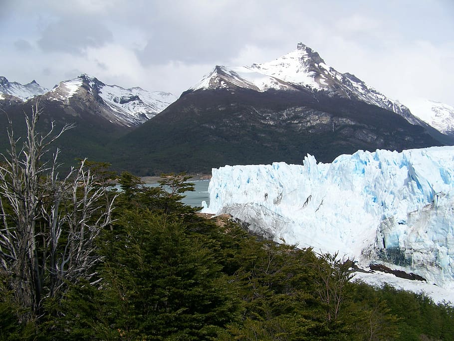glacier, perito moreno, argentina, mountain, nature, landscape HD wallpaper