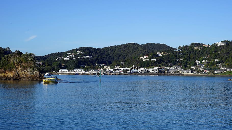 paihia, new zealand, bay of islands, north island, seaside, HD wallpaper