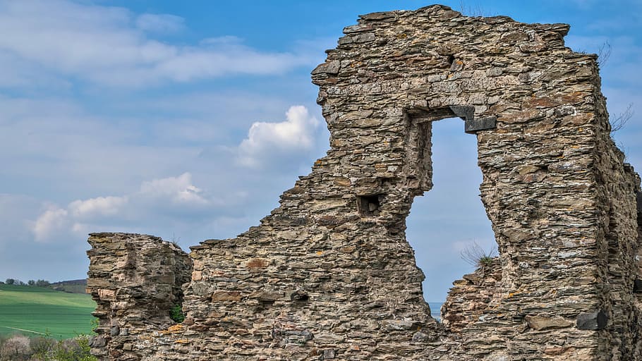Castle, Ruin, wernerseck, old ruin, history, ancient, archaeology HD wallpaper