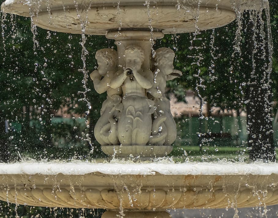 source, water, speed, park, spain, gardens, jets, cano, son HD wallpaper