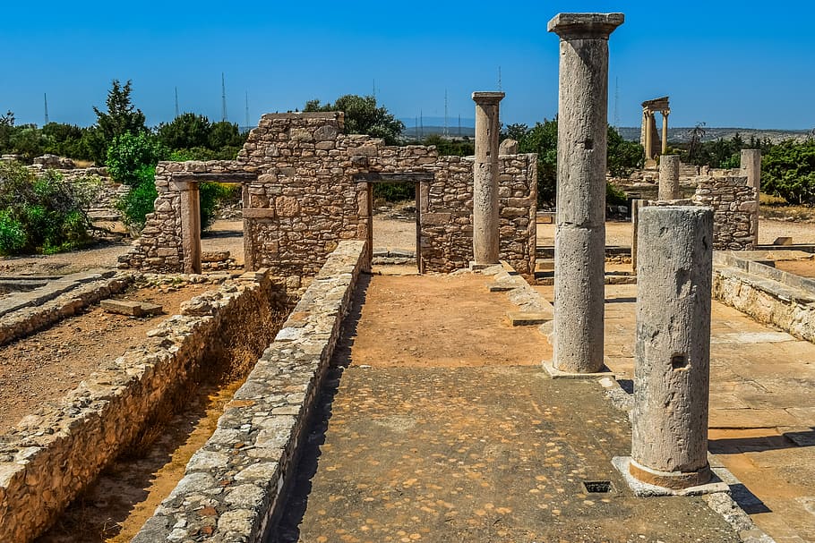 cyprus, apollo hylates, sanctuary, ancient, greek, historic HD wallpaper