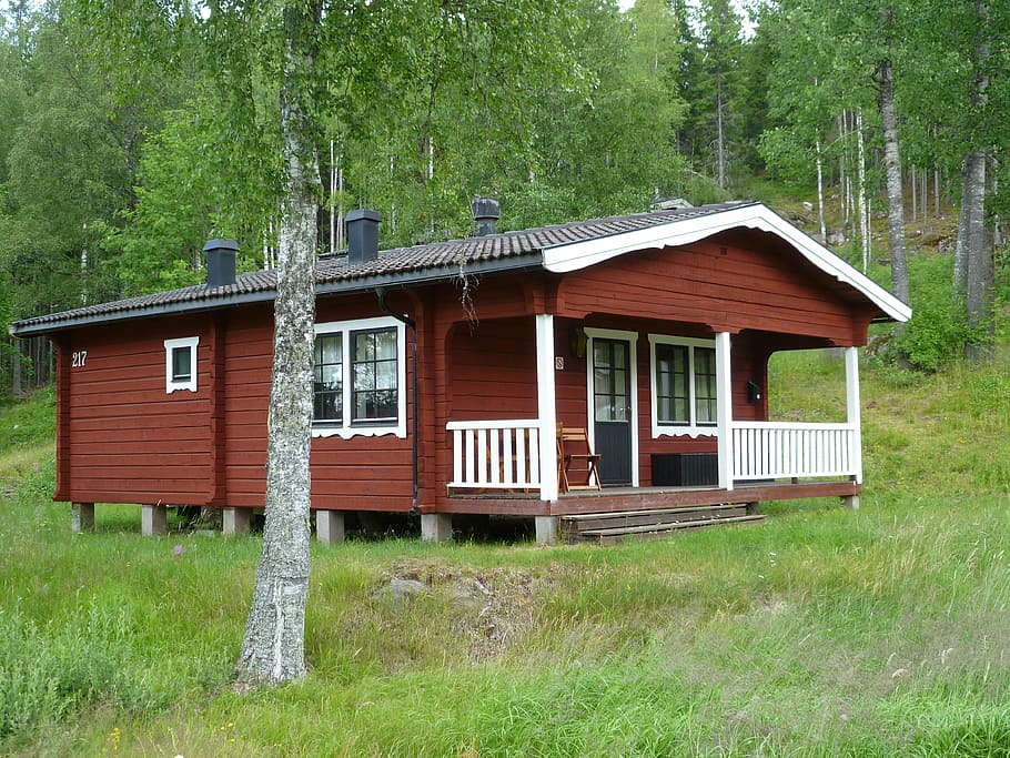 sweden, scandinavia, cottage, plant, built structure, architecture HD wallpaper