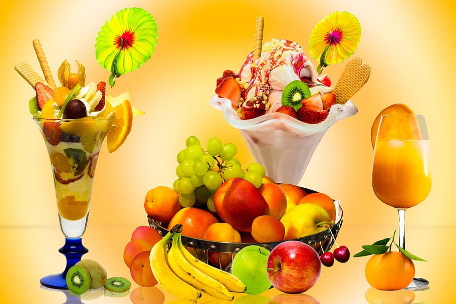 photo of assorted fruit slices, eat, drink, delicious, summer, HD wallpaper