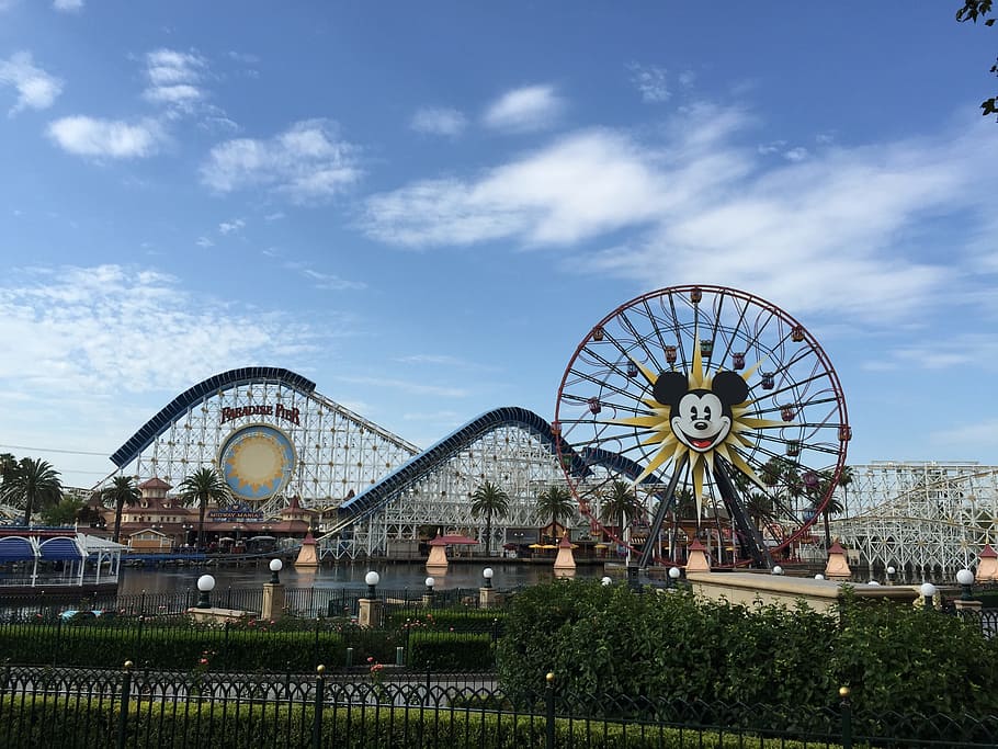 camera app, disney, ferris wheel, arts culture and entertainment HD wallpaper