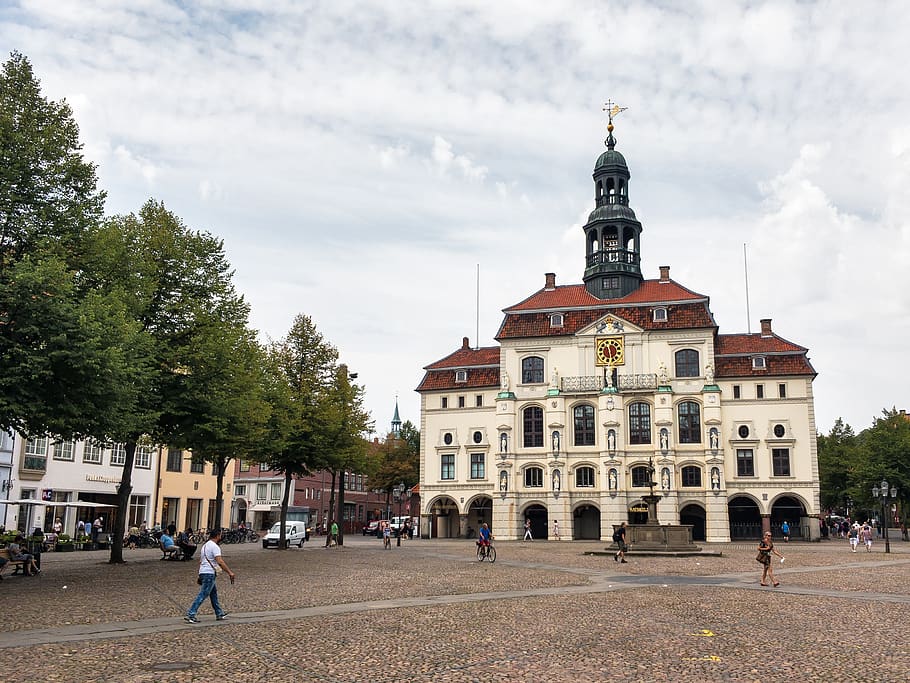 lüneburg, low stuff, germany, building exterior, built structure, HD wallpaper