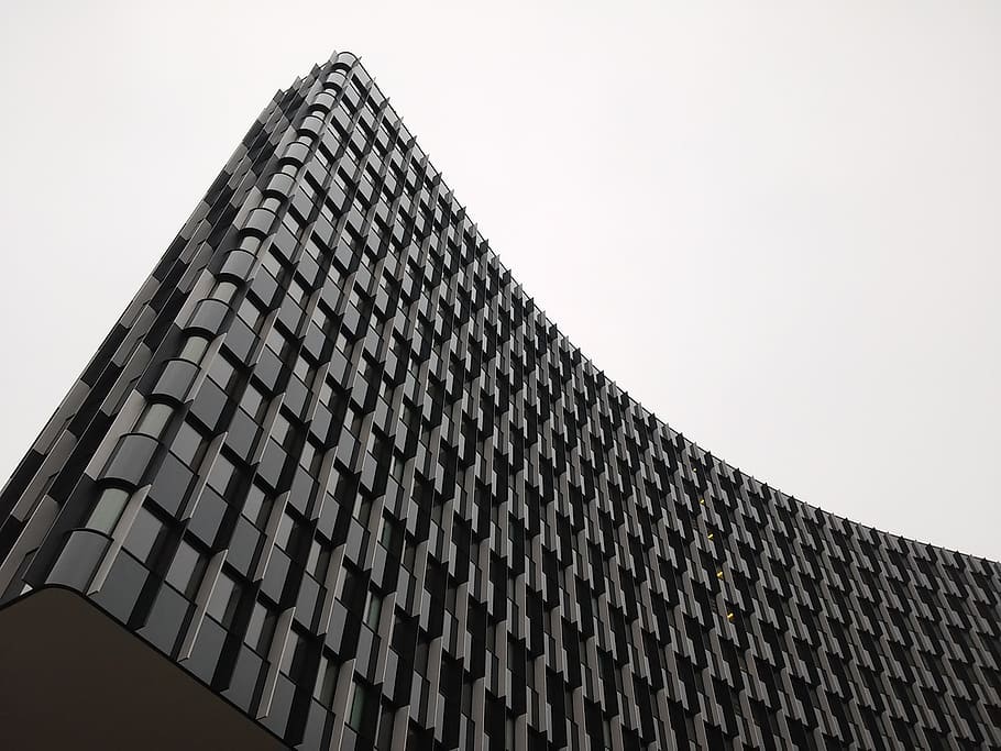 building, graz, architecture, facade, office building, window HD wallpaper