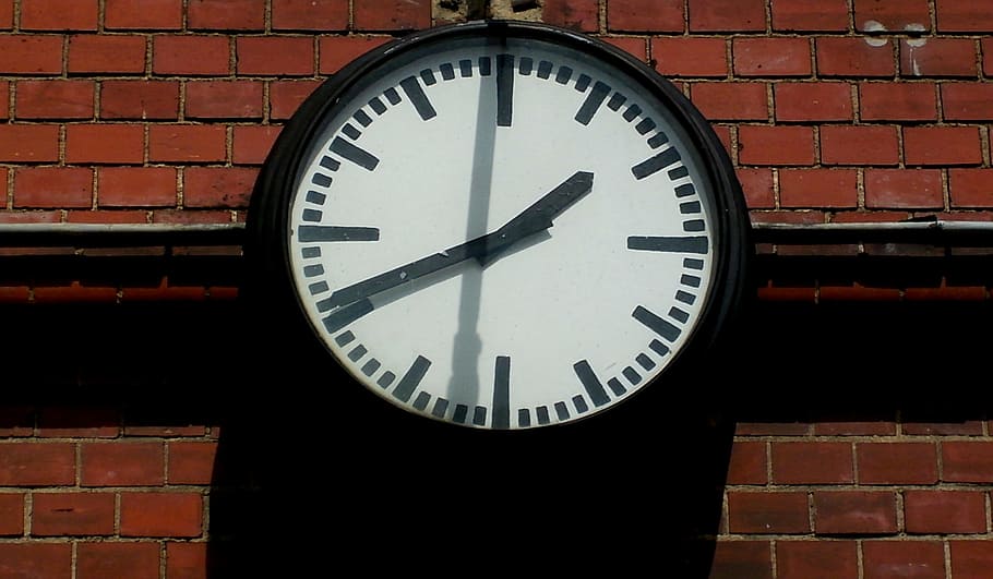 clock, station clock, classic, time, time indicating, time of HD wallpaper