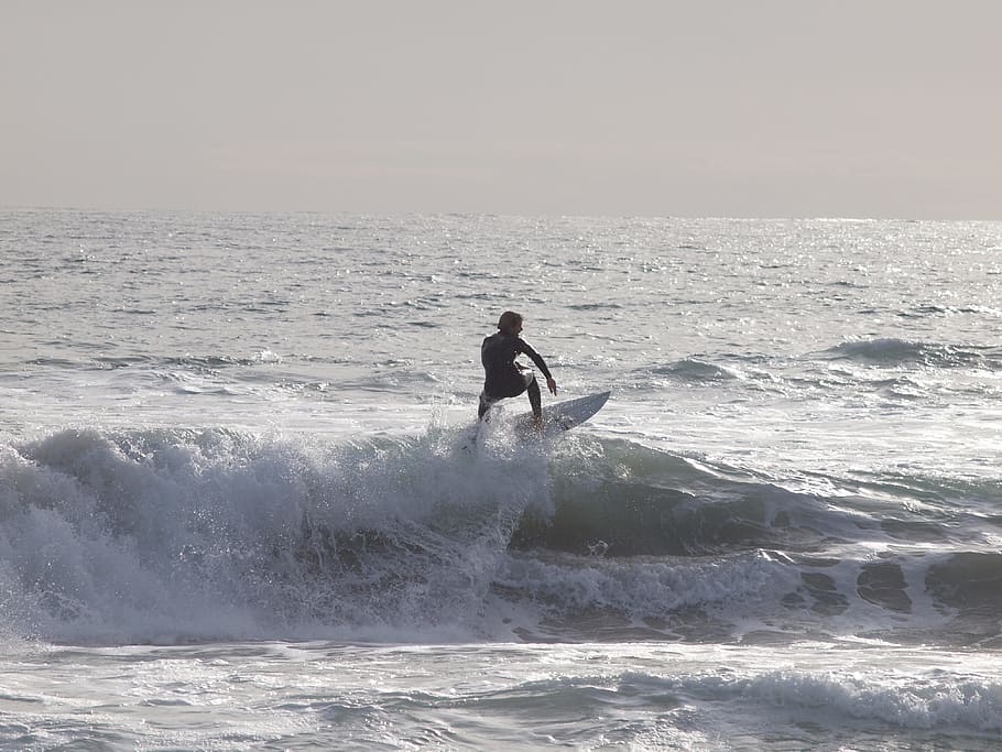 Surfing, Perth, Trigg, Beach, trigg beach 2, sea, surfboard HD wallpaper