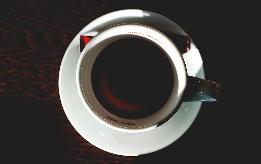 Black coffee, brown, cup, dark, drink, heat - Temperature, coffee - Drink HD wallpaper