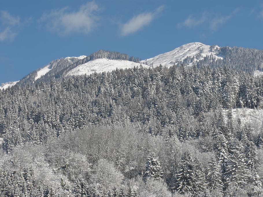 mountains, winter, wintry, snow, alpine, cold, cold temperature HD wallpaper