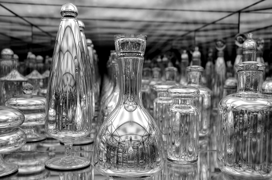 glass, mirrors, silver, reflection, design, shiny, glass - material HD wallpaper