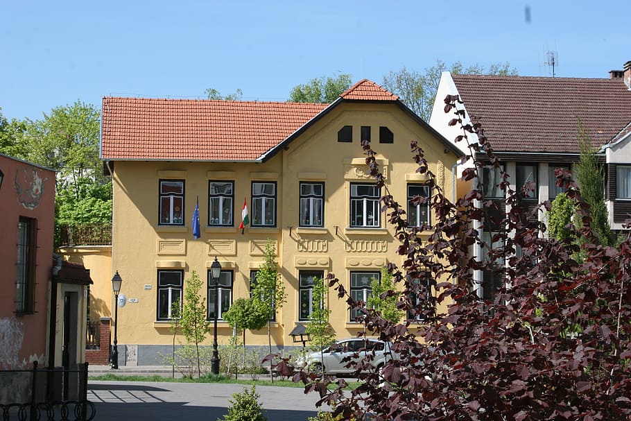baja, hungary, spring, architecture, building exterior, built structure HD wallpaper