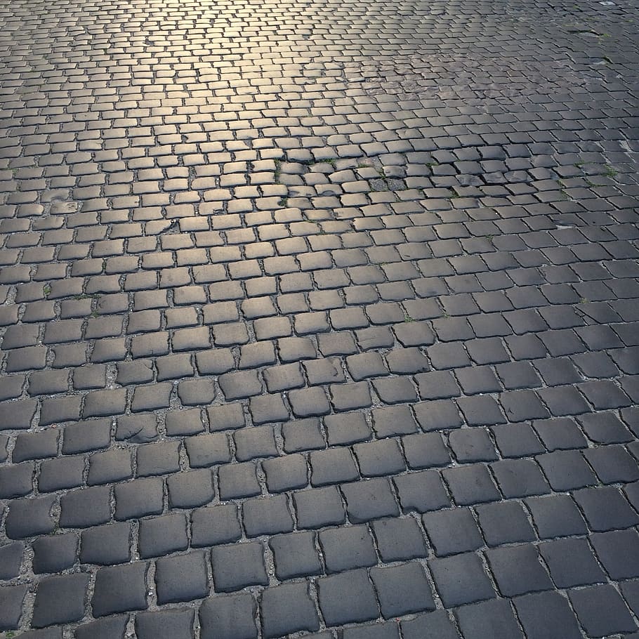 pattern, texture, sidewalk, surface, textile, cobble, reflection HD wallpaper