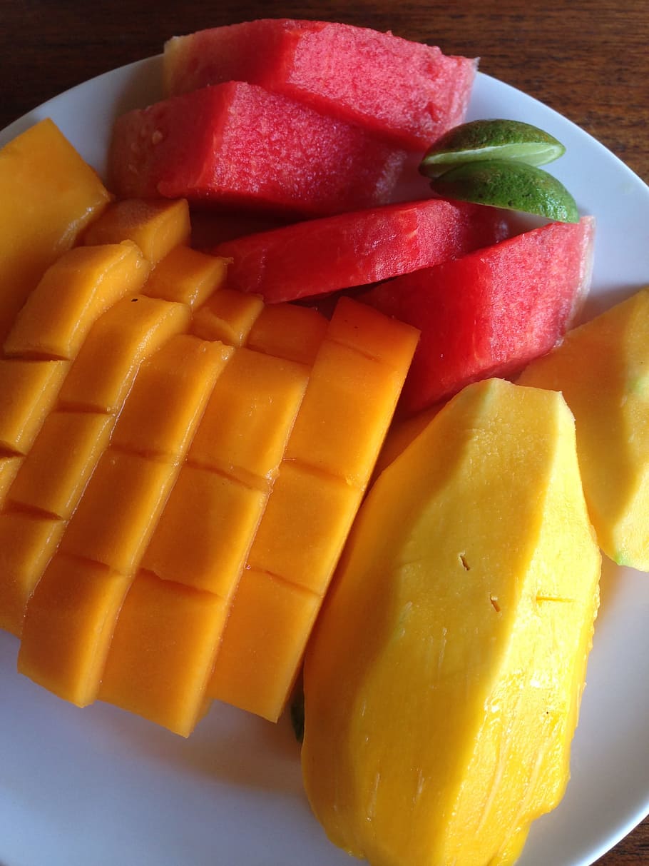 Mango, Fruit, Watermelon, southern countries, food and drink HD wallpaper