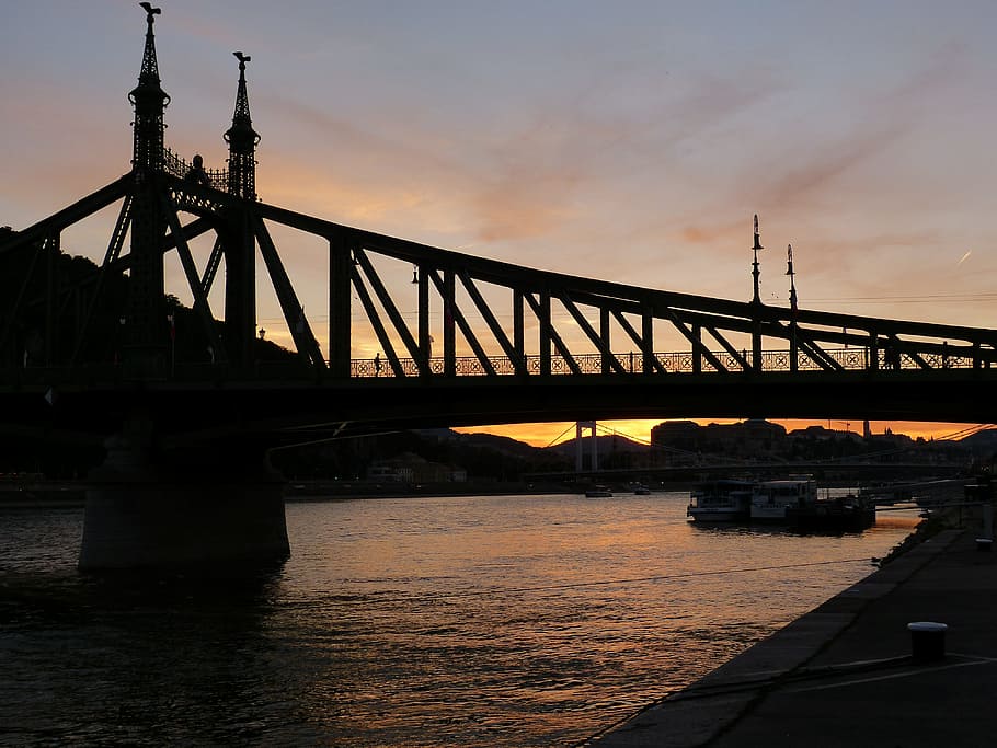 budapest, evening, lighting, night, city trip, abendstimmung HD wallpaper