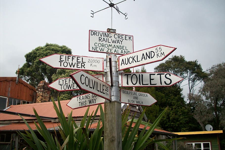 new zealand, address, guide, post, communication, sign, text HD wallpaper