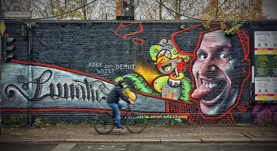 east side gallery, berlin, structures, germany, monument, art and craft HD wallpaper
