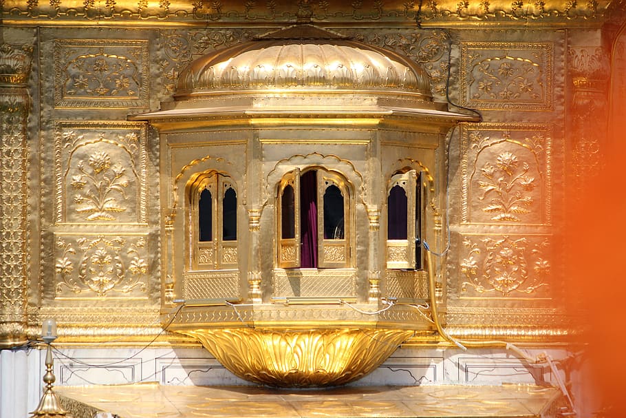 golden temple, closeup shot, amritsar, punjab, tourism, architecture, HD wallpaper