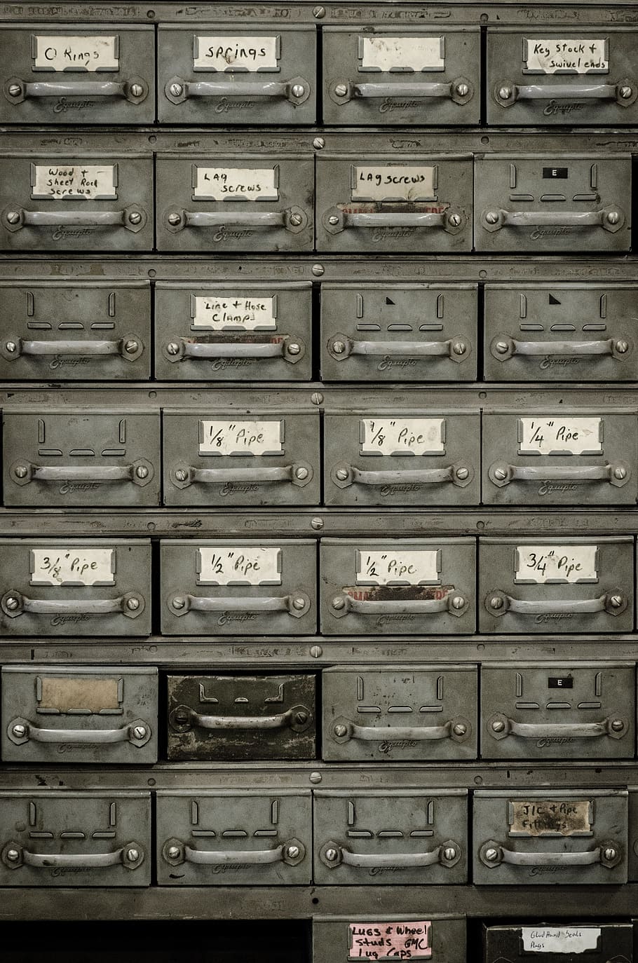 cabinets, drawers, mailbox, rusty, safety, in a row, security HD wallpaper