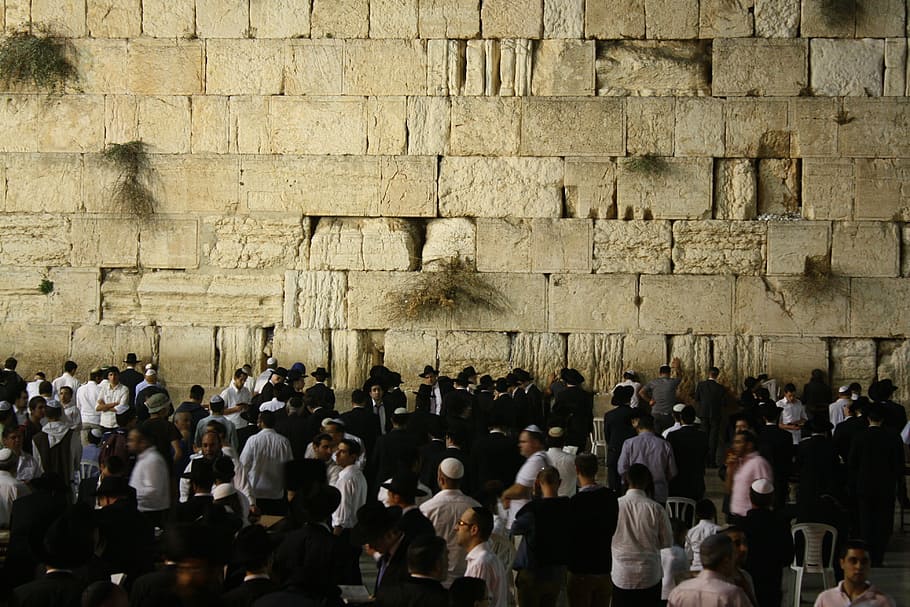 Wailing Wall, Jerusalem during daytime, western wall, israel