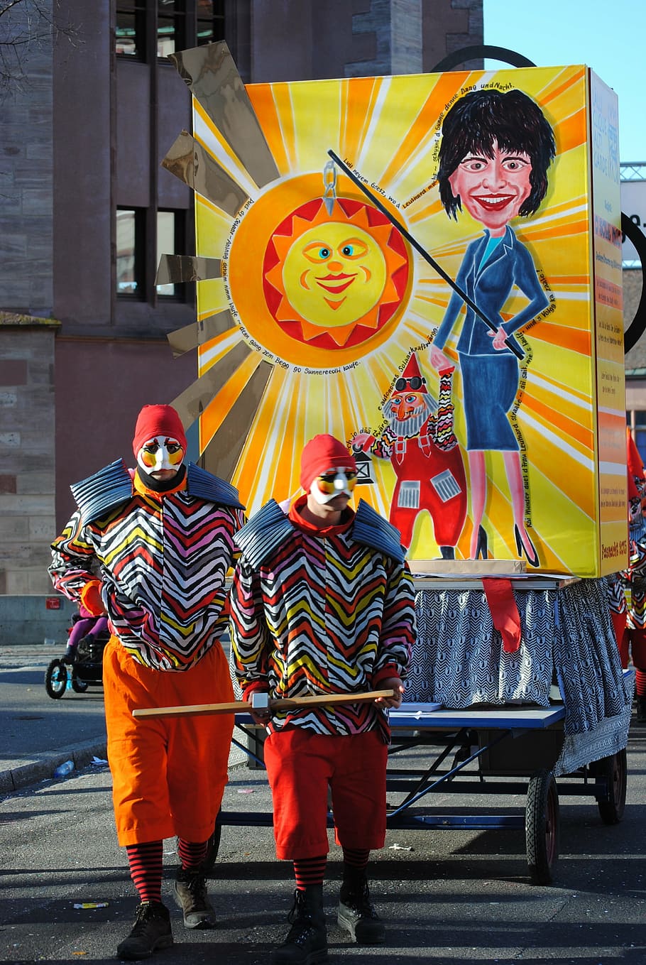 lantern, mask, carnival, basler fasnacht 2015, real people, HD wallpaper