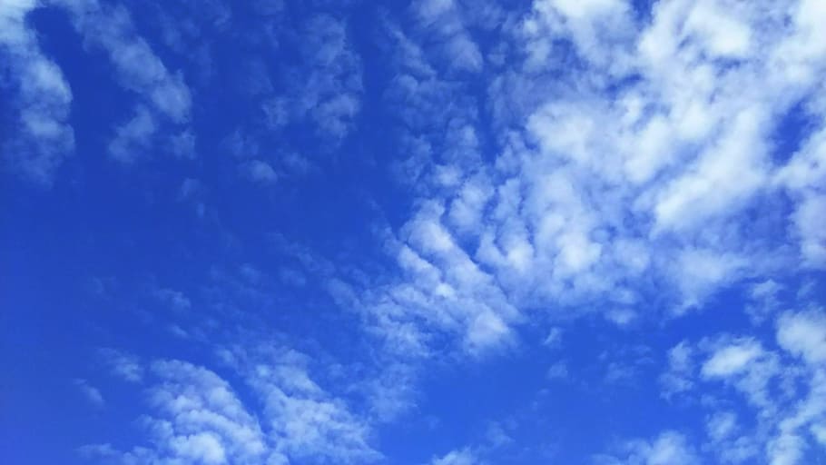 Sky, Blue Sky, Cloud, Beautiful, summer, refreshing, natural HD wallpaper