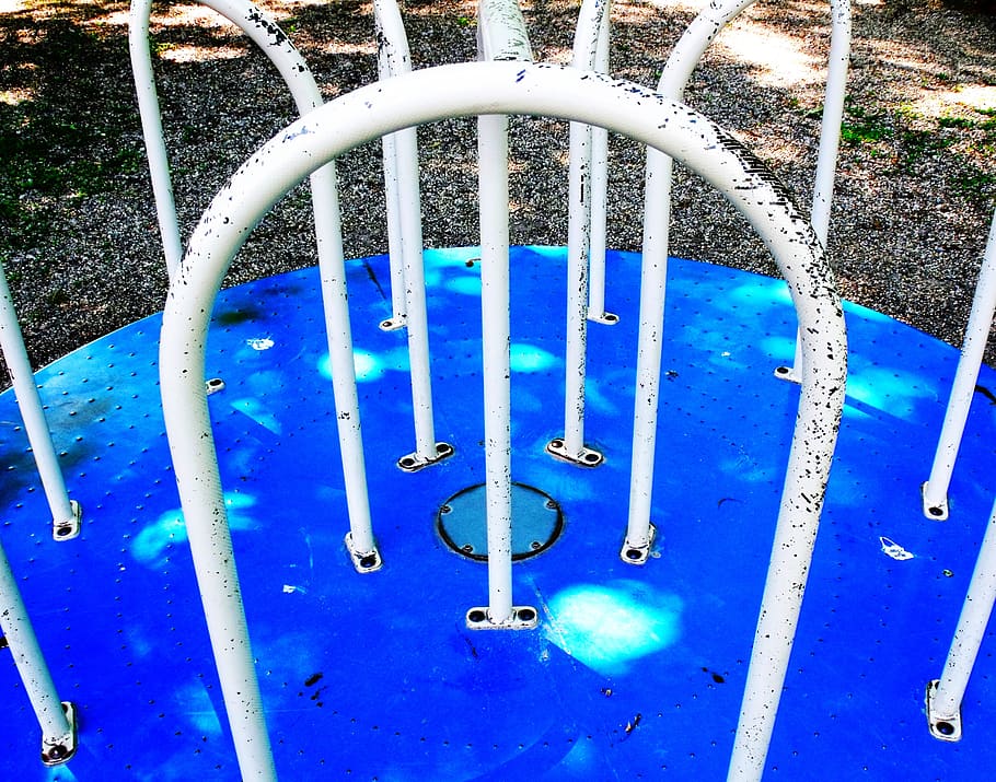 playground, old, scrap, equipment, activity, fun, outdoors HD wallpaper