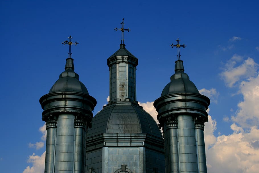 church, sky, cloud, blue, building, holy, building exterior HD wallpaper