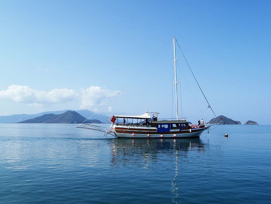 sea, ship, boot, water, powerboat, port, compass, sail, ocean HD wallpaper