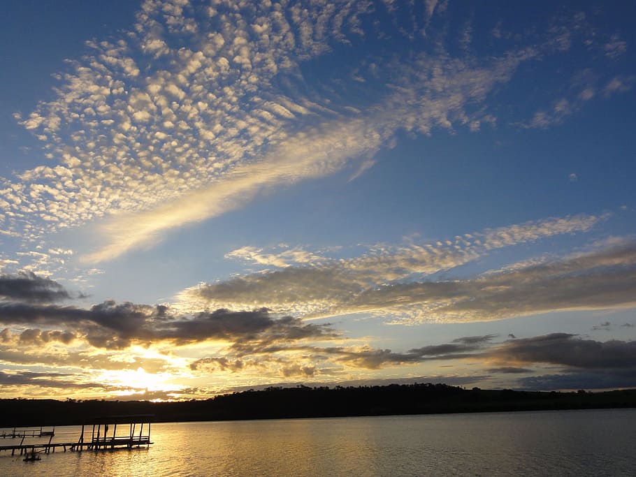 rio, sunset, peace, sky, cloud - sky, water, beauty in nature HD wallpaper