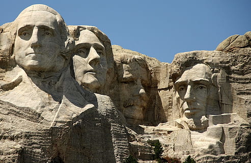 mount rushmore, usa, mountain, monumental building, george washington HD wallpaper