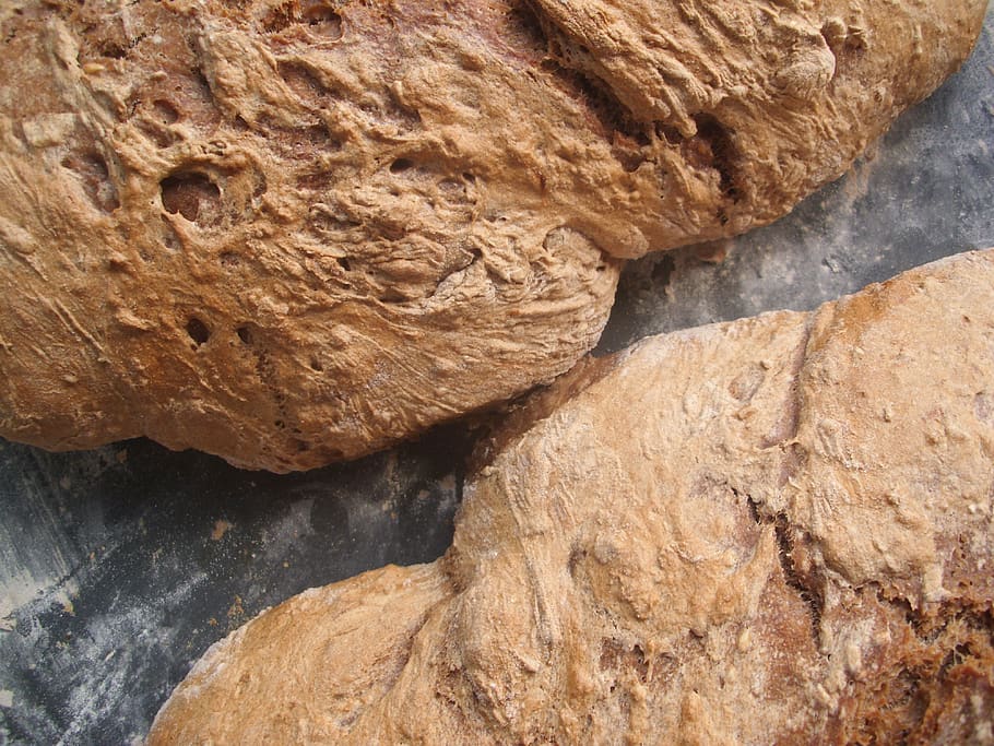 bread, food, bake, bread crust, farmer's bread, close-up, brown HD wallpaper