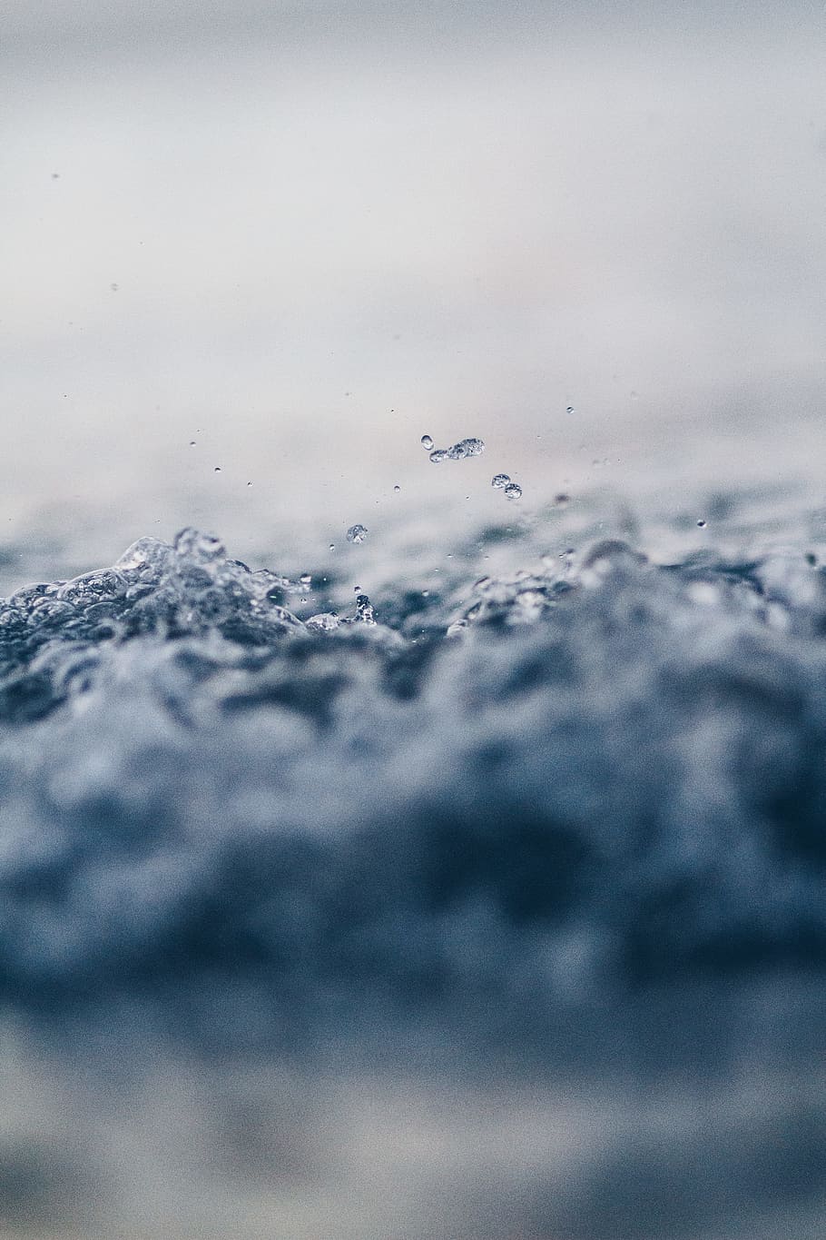 closeup photo of water, One Drop in the Ocean, splash, splashing HD wallpaper