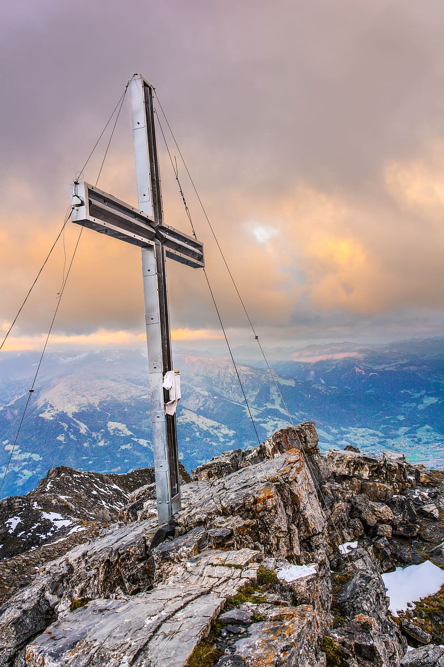 cross, mountain, mountaineering, summit, summit cross, hike HD wallpaper